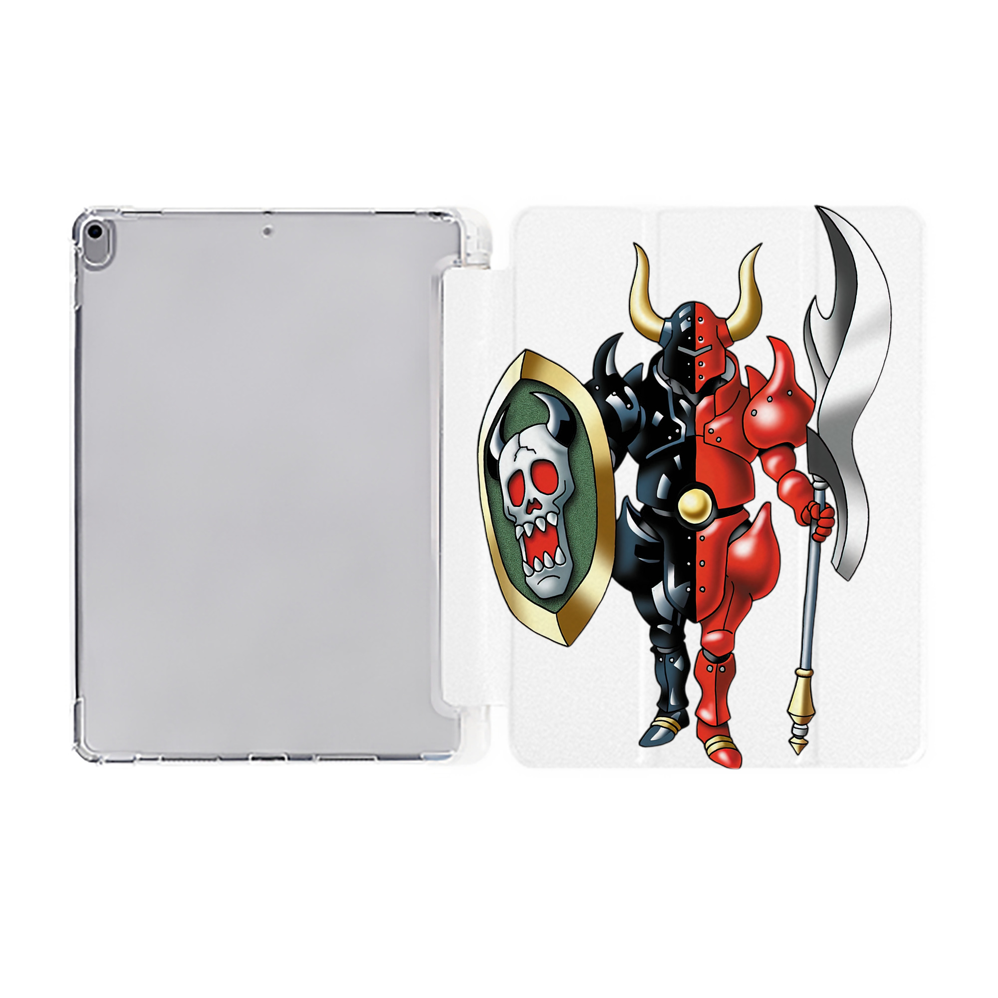（画像用） ドラゴンクエスト Doragon Kuesuto Dragon Quest IPad ケース ペン収納付き 三つ折りスタンド PUレザー×シリコン 対応機種9.5/10.5/10.9インチ